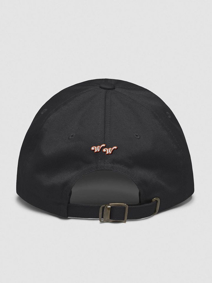 Just A (Wrestling) Girl Embroidered Dad Hat - Light Blue Font product image (2)