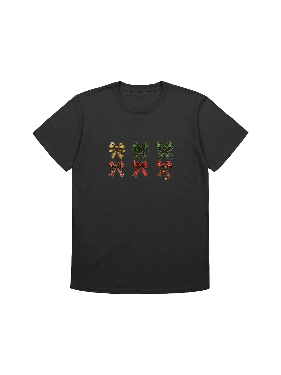 Colorful Cristmas Bows Unisex T-Shirt product image (3)