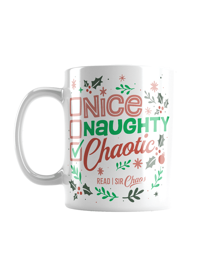 Nice, Naughty, Chaotic White Mug product image (2)