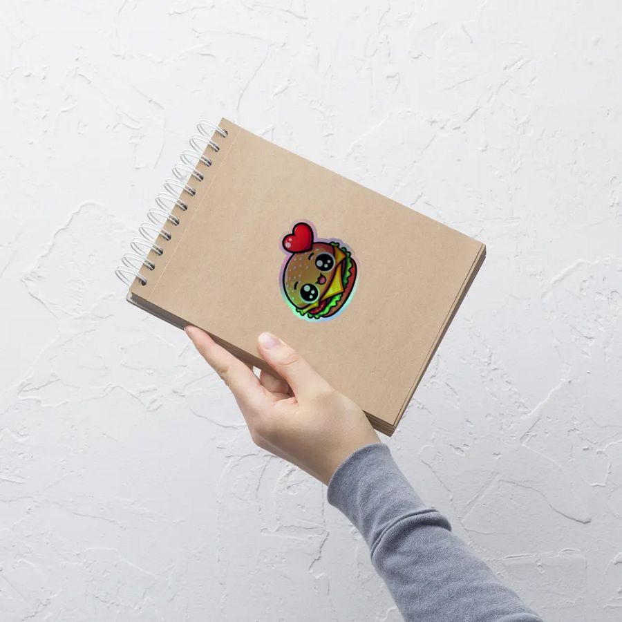 Burger Buddy Holographic Sticker Set product image (9)
