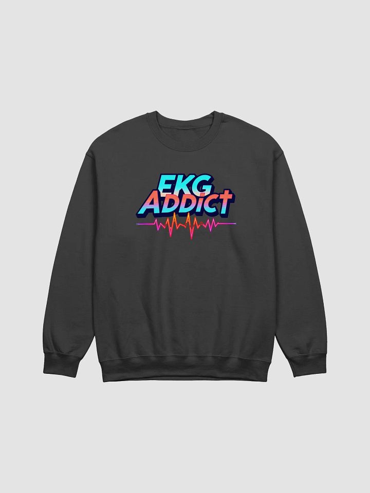 Vibrant EKG Addict Crewneck product image (4)