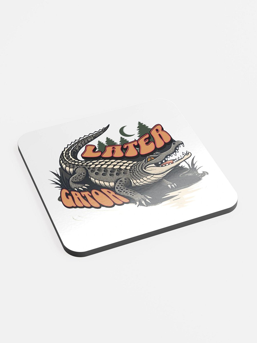 Later Gator Retro Cork Coaster product image (3)