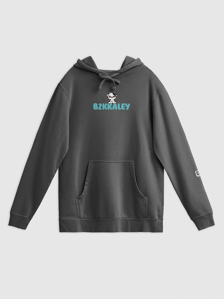 B2KKaley Cow Pigment Dyed Hoodie product image (1)