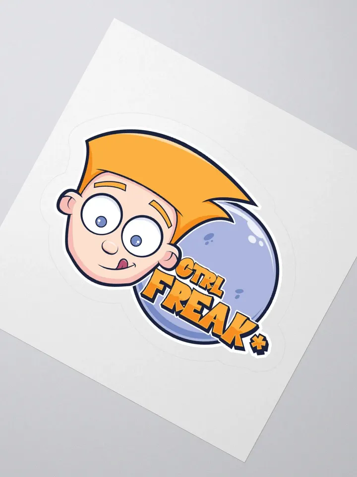 CTRL Freak Gamer Sticker – Funny Retro Video Game Decal product image (4)