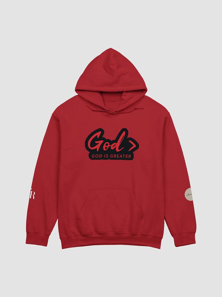God > HOODIE (RED TEXT) product image (2)