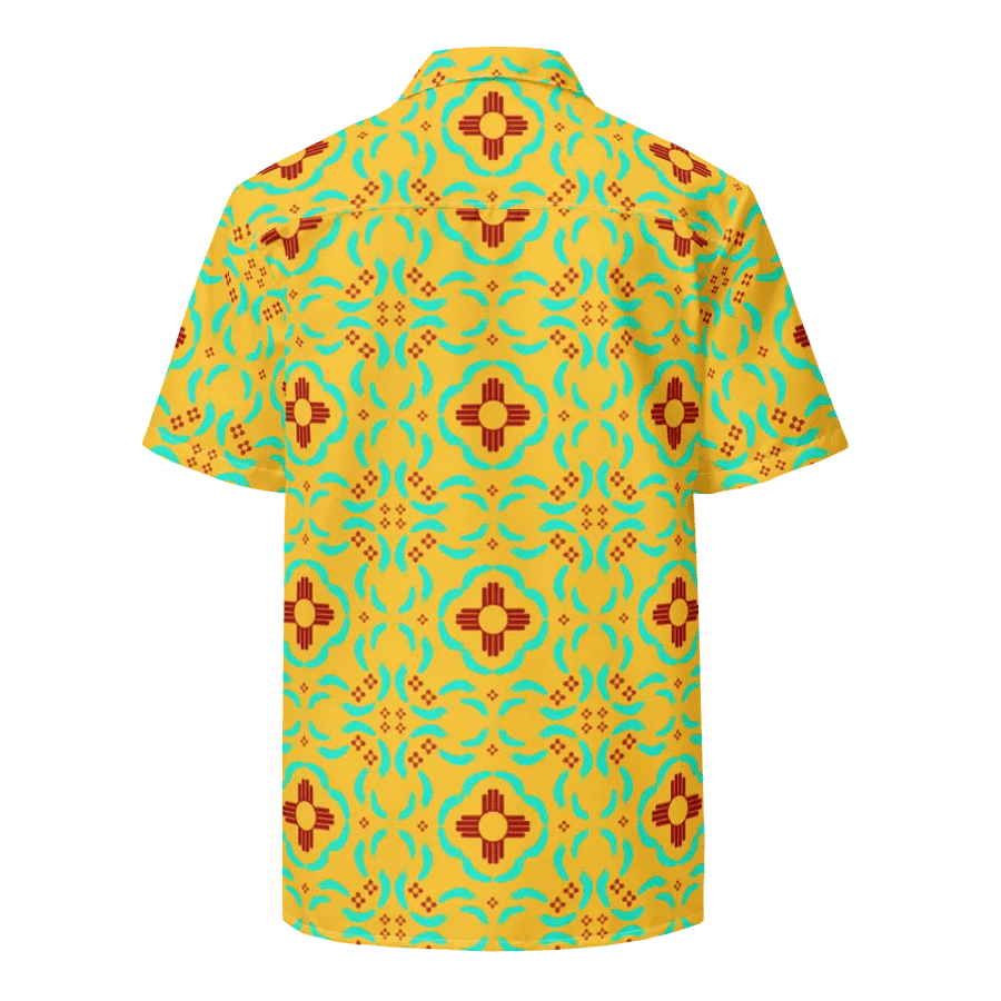 New Mexico Zia Feather Hawaiian Shirt product image (7)
