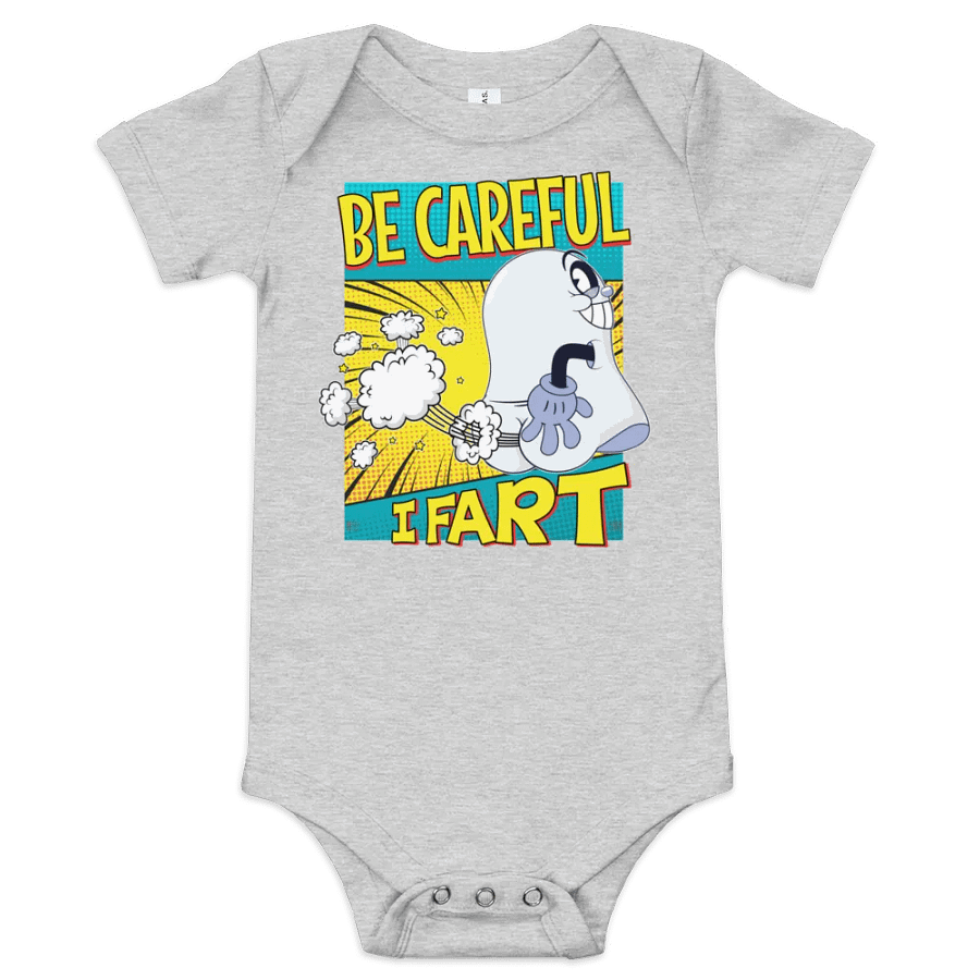 Be Careful, I Fart baby onesie product image (4)