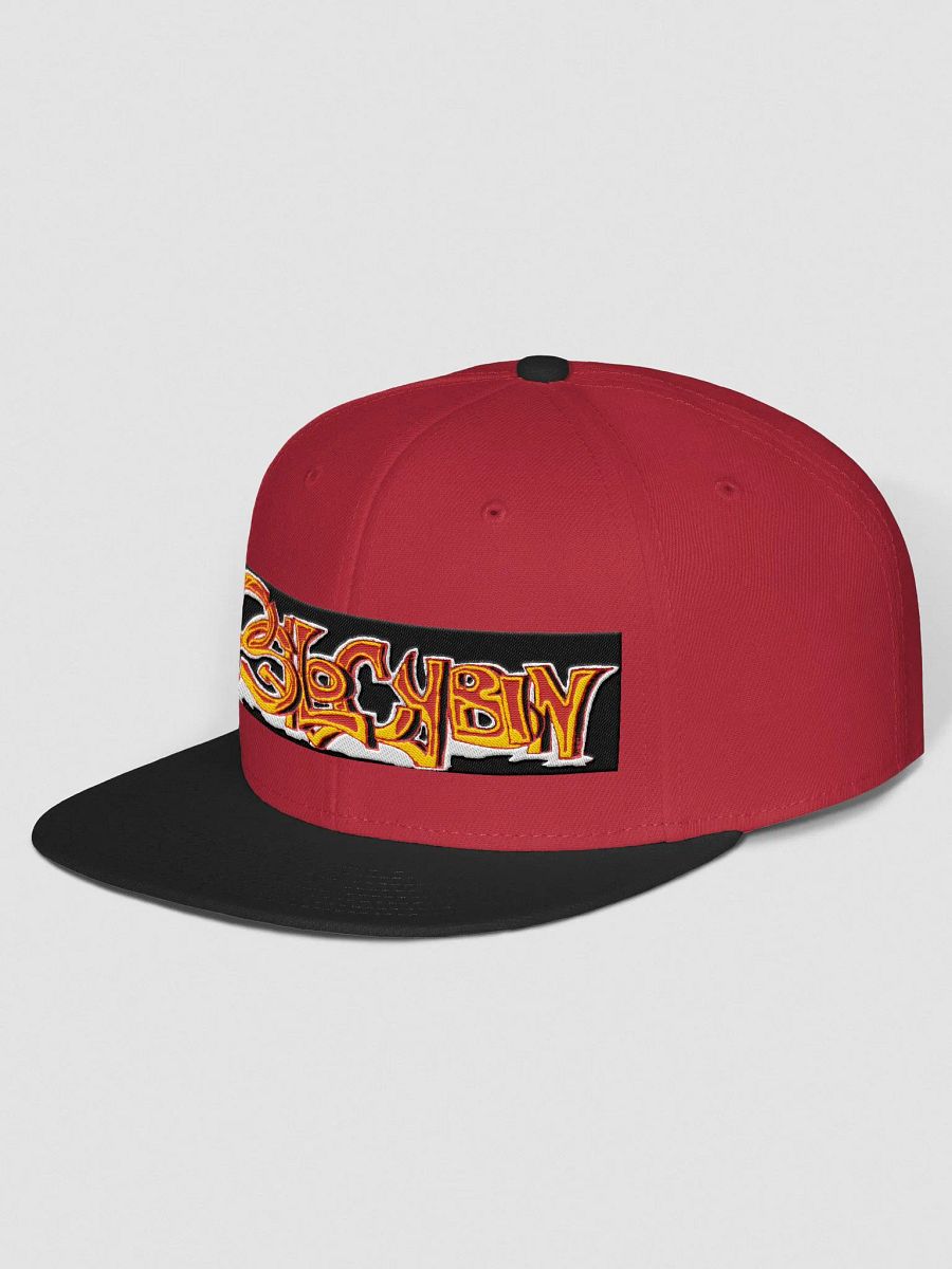 Psychedelic Psilocybin Red/Black Snapback product image (2)
