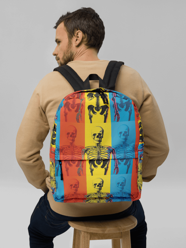 Skeleton Grid All-Over Backpack product image (1)