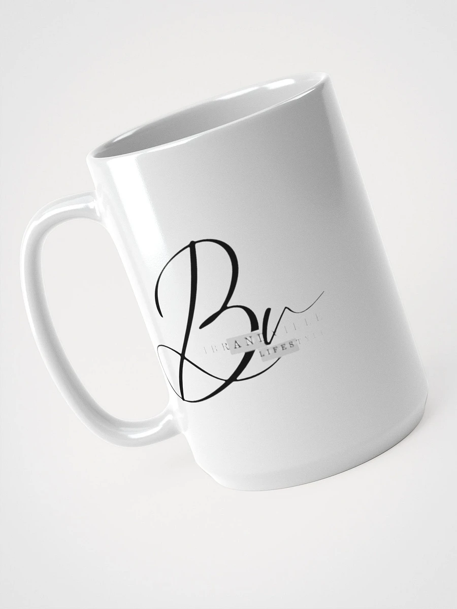 Dynamic Initial White Glossy Mug product image (3)