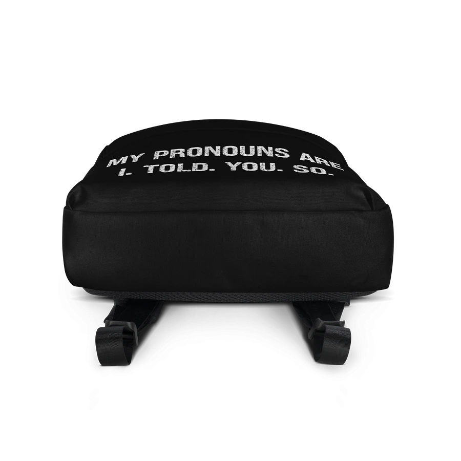 “Conspiracy Pronouns” Back Pack product image (21)