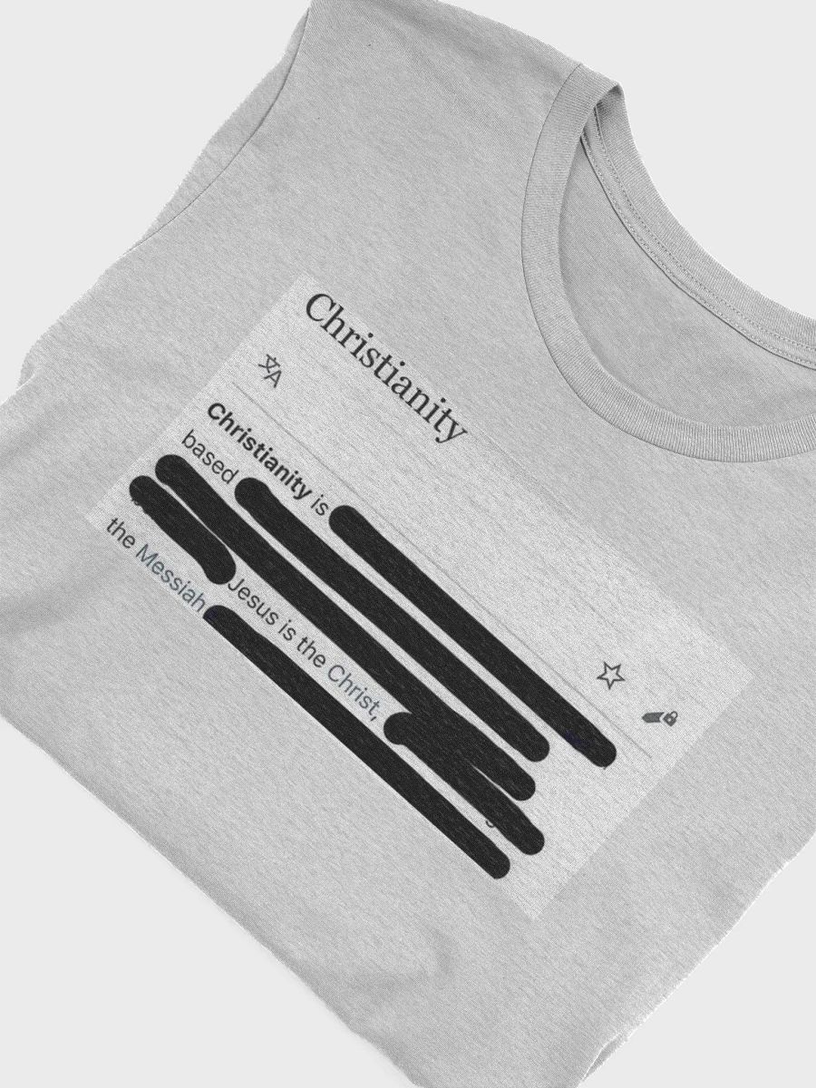 Christianity is Based Wikipedia Meme Tee product image (5)