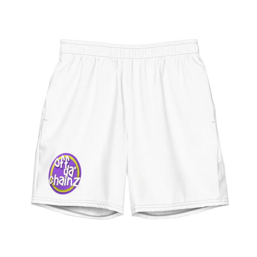 Off Da Chainz Swim Shorts White product image (2)