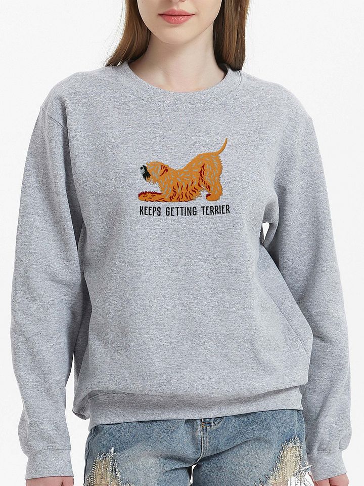 Keeps Getting Terrier Sweatshirt (Embroidered) of a Wheaten Terrier(2) product image (2)
