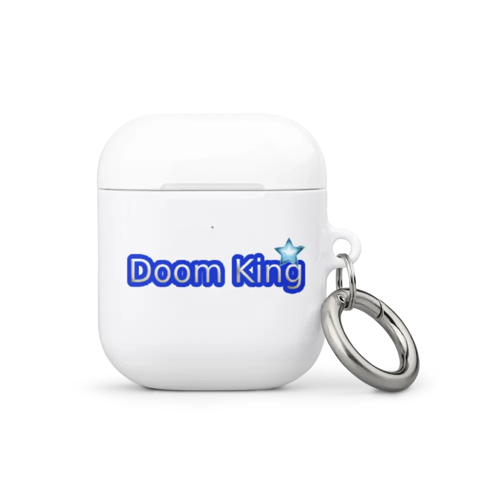 Doom White Ear pod case product image (1)