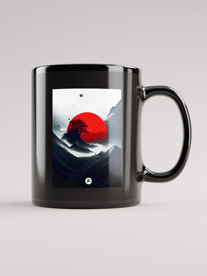 Geometric abstract art in Japanese style (front & back) product image (1)