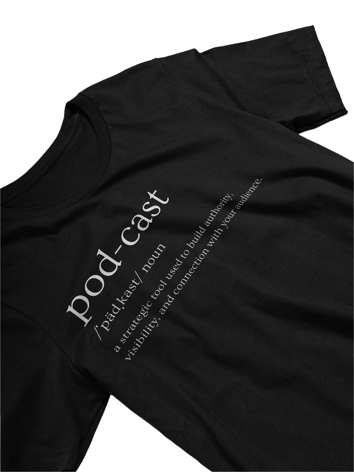 podcast shirt - strategic tool product image (2)