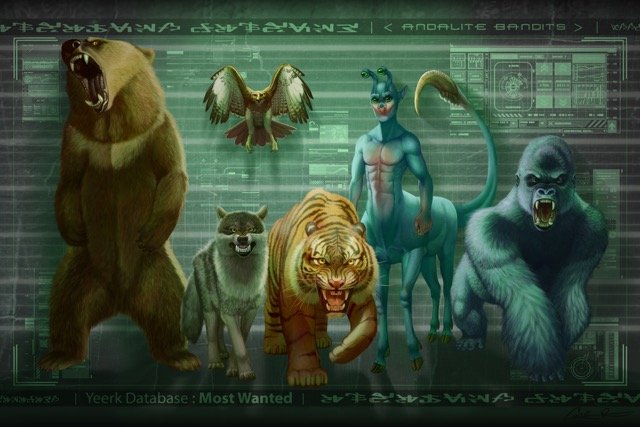 YEERKS MOST WANTED: ANDALITE BANDITS Animorphs Print product image (1)