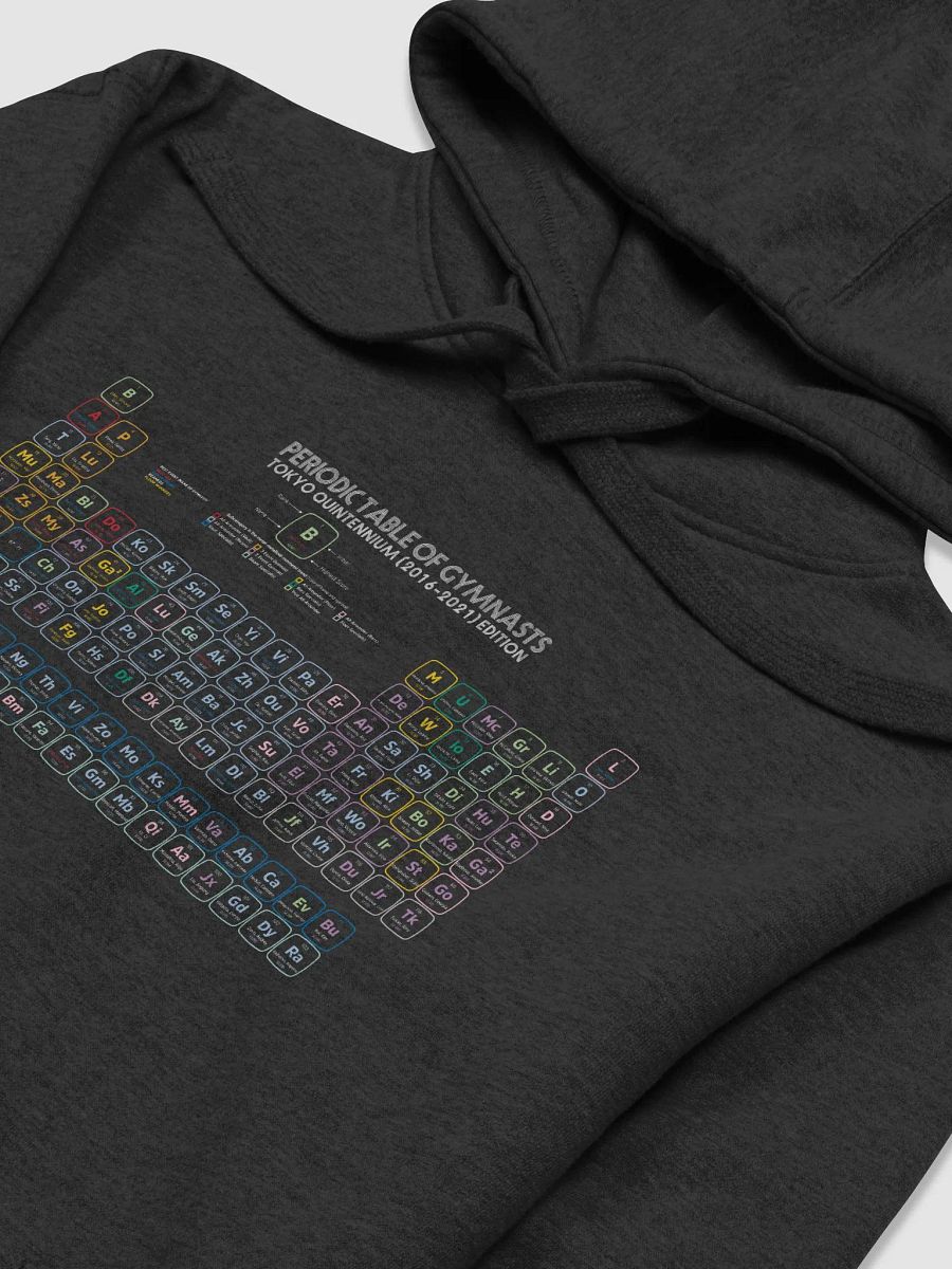 Periodic Table of Gymnasts 2016-2021 Quintennium Edition Hoodie product image (21)
