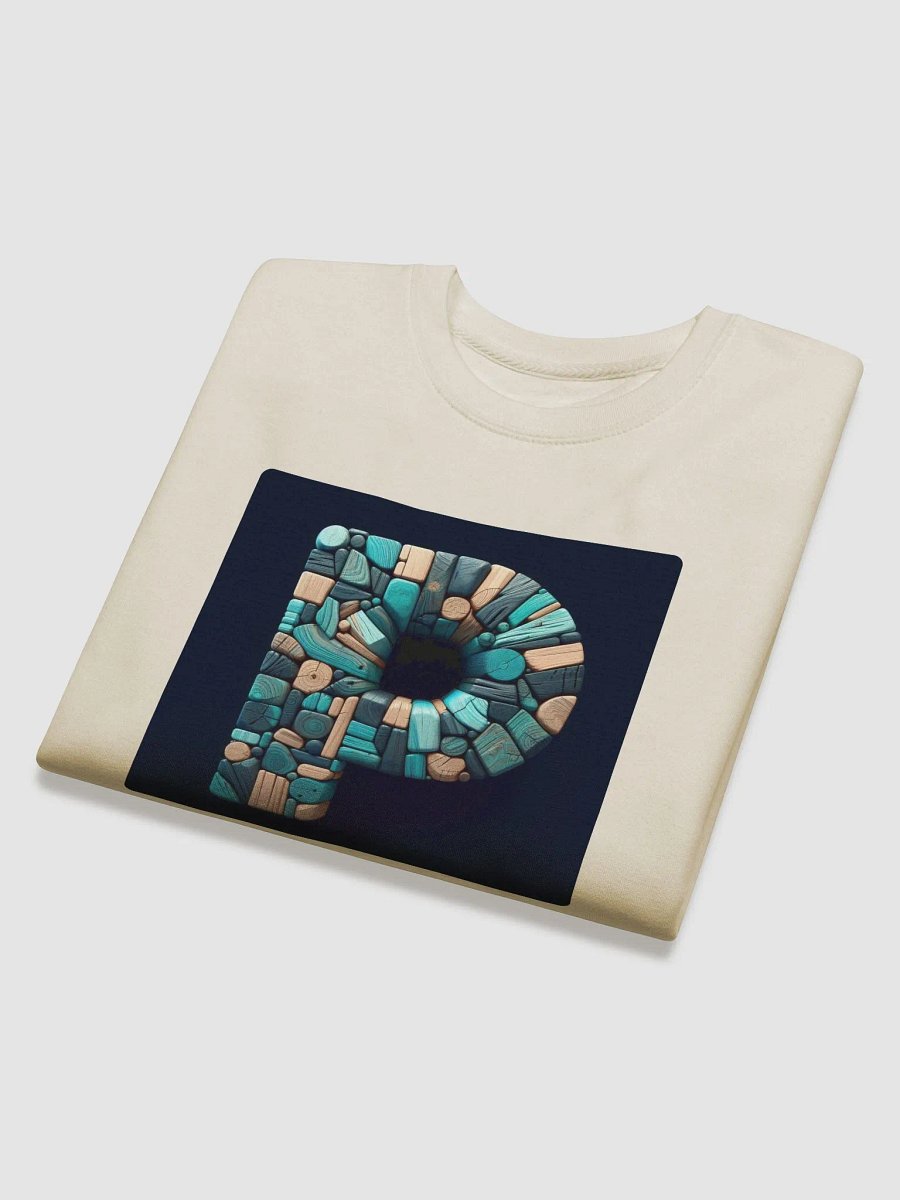American Classic Cotton Sweatshirt | AI Design initial P product image (4)