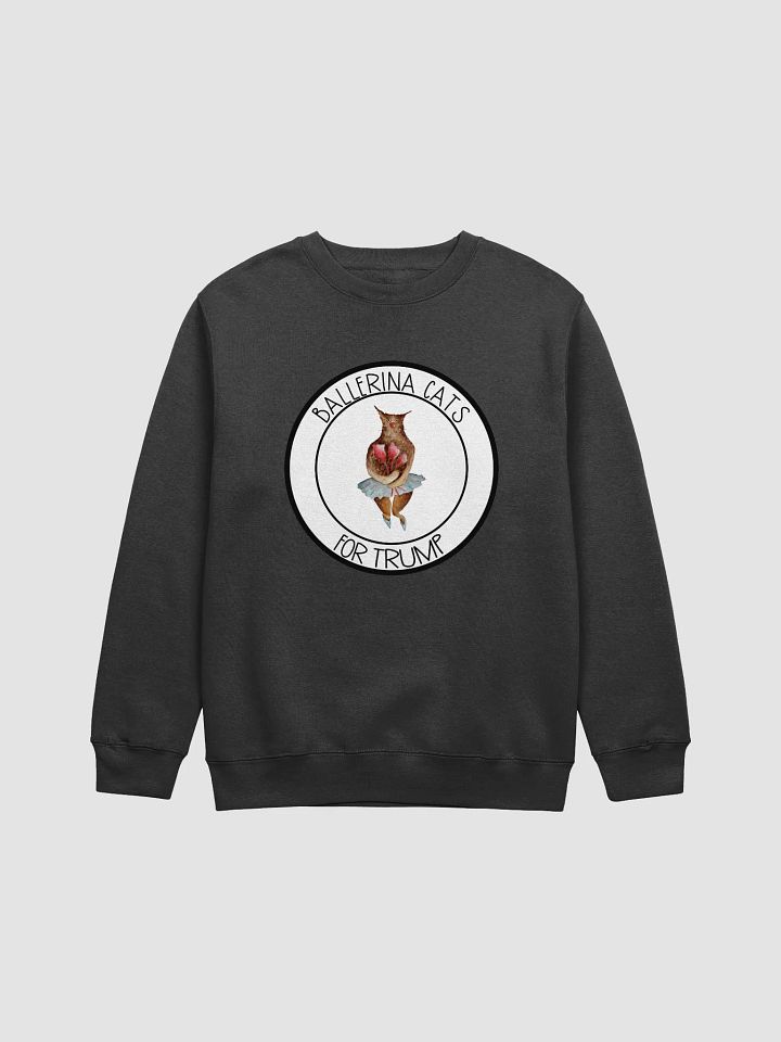 Dancing Ballerina Cat For Trump Sweatshirt product image (1)