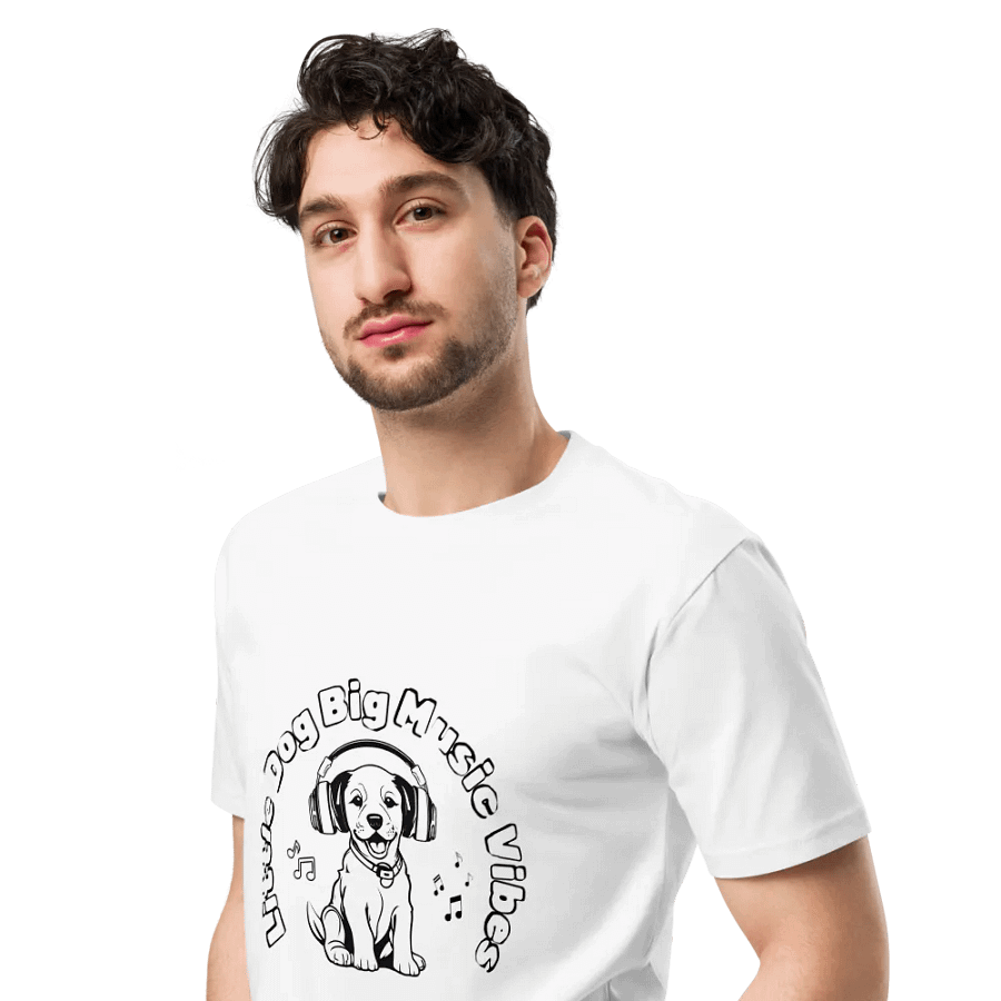 Happy Pup DJ Unisex T-Shirt product image (5)