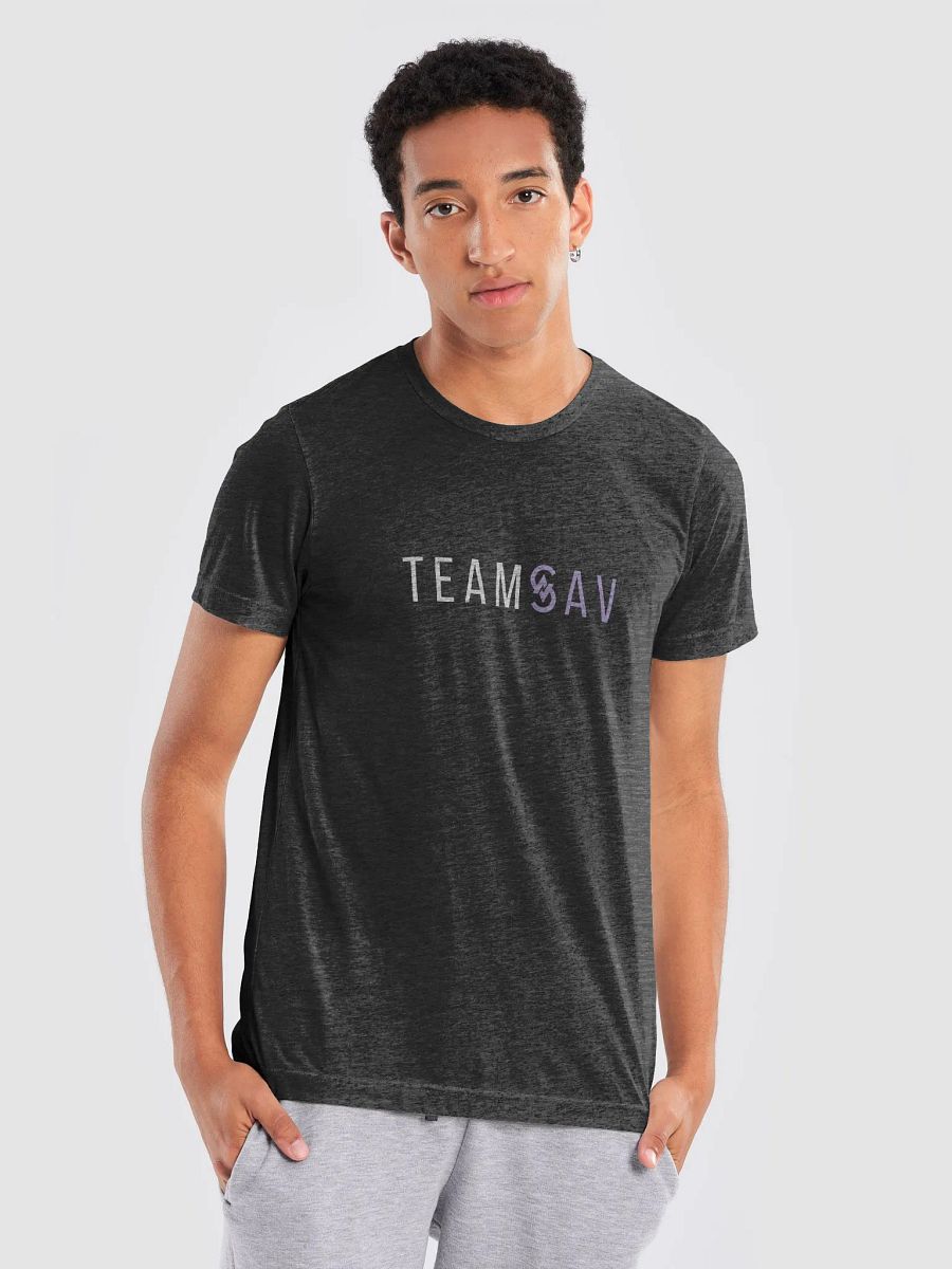 TeamSav Shirt (Unisex)- White + Purple Logo product image (16)