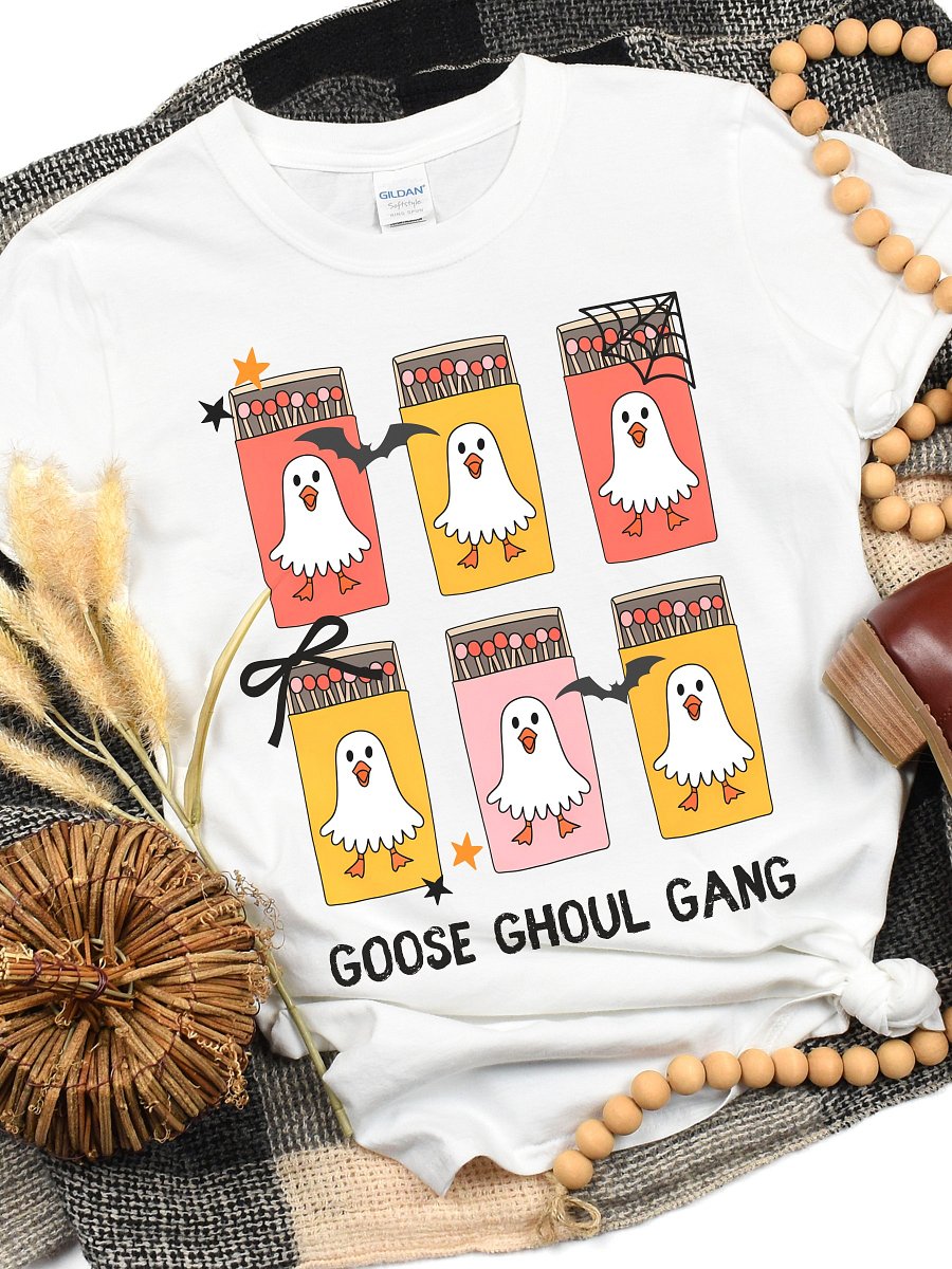 Funny Spooky Goose T-Shirt for Halloween- Light product image (1)