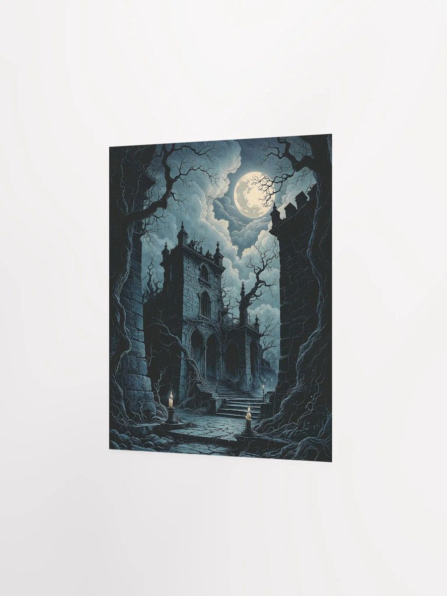Moonlit Gothic Ruin Poster product image (16)