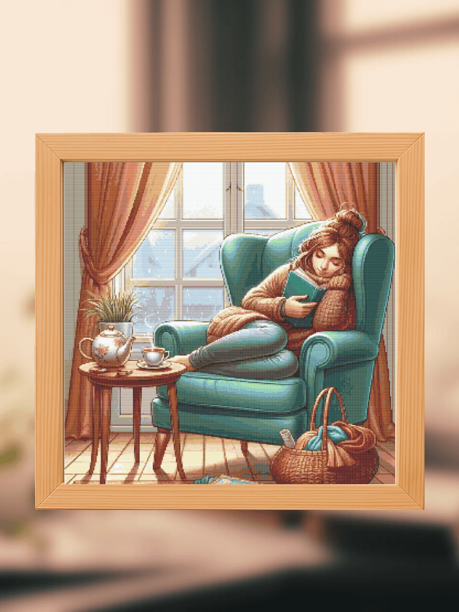 Drowsy Chapters Cross Stitch Pattern product image (1)