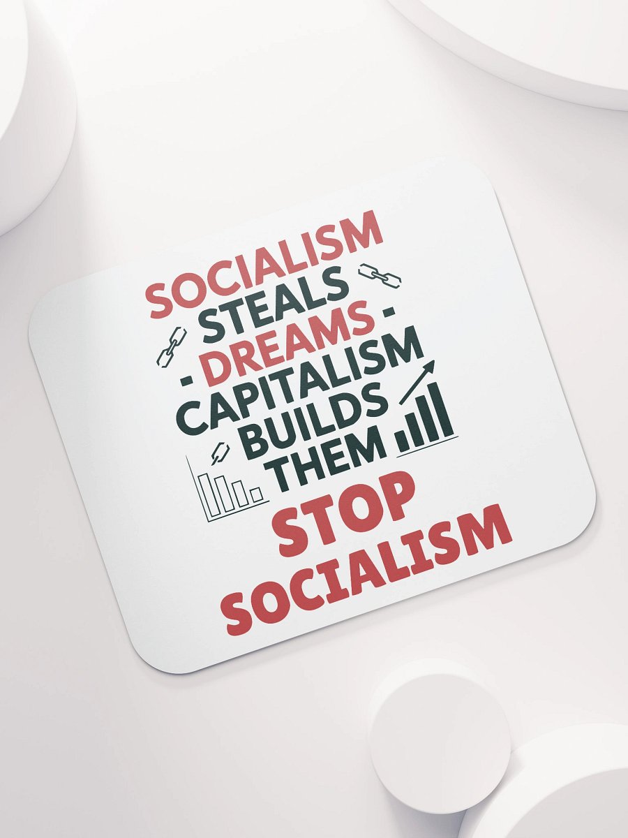Stop Socialism, Build Your Future mouse pad product image (7)