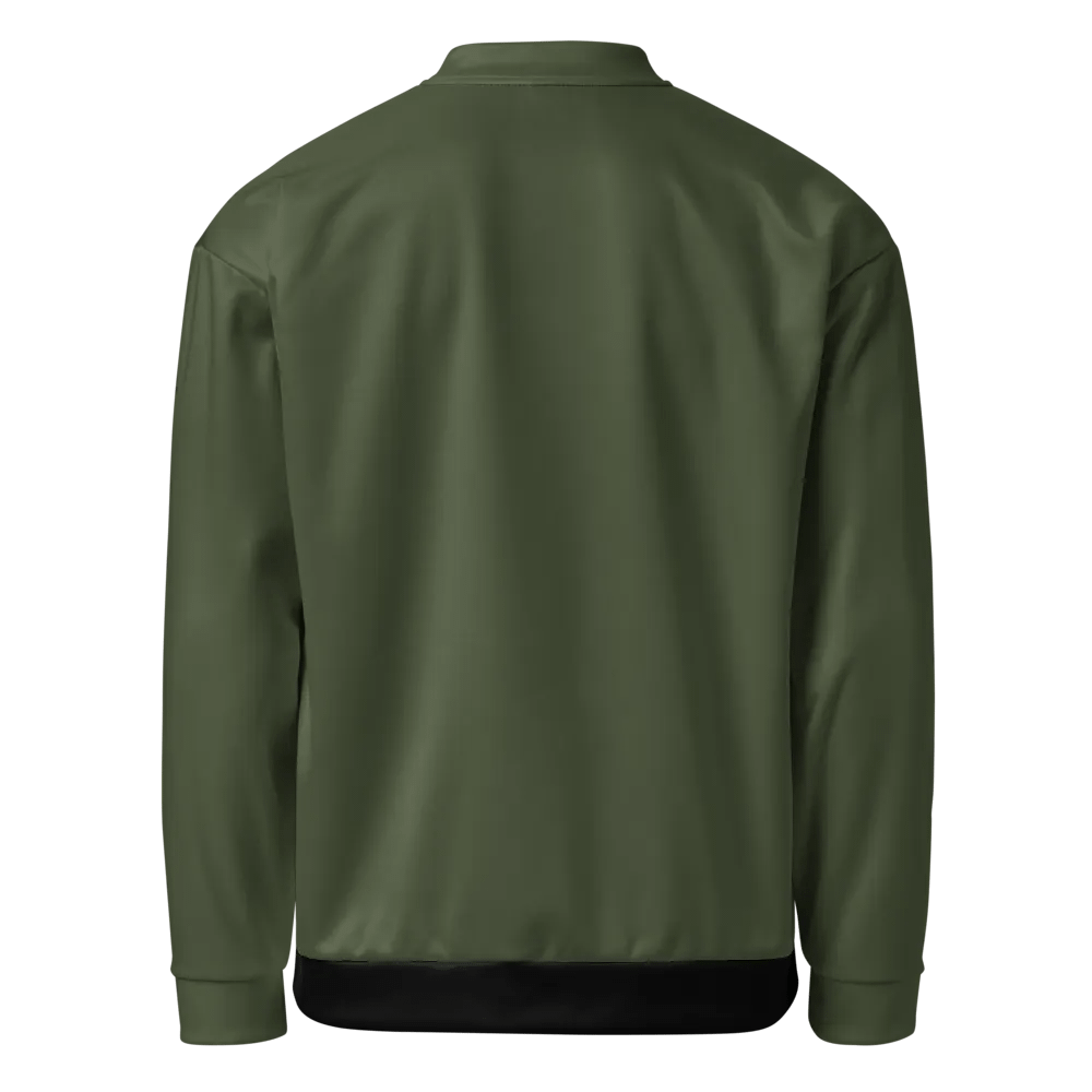 Olive Bomber Jacket product image (6)