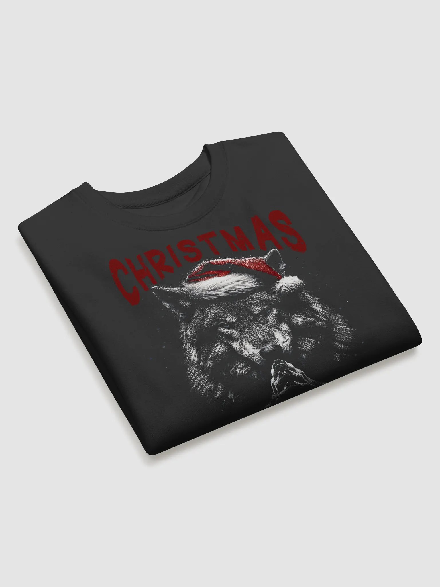Santa Wolf Christmas Sweatshirt product image (3)