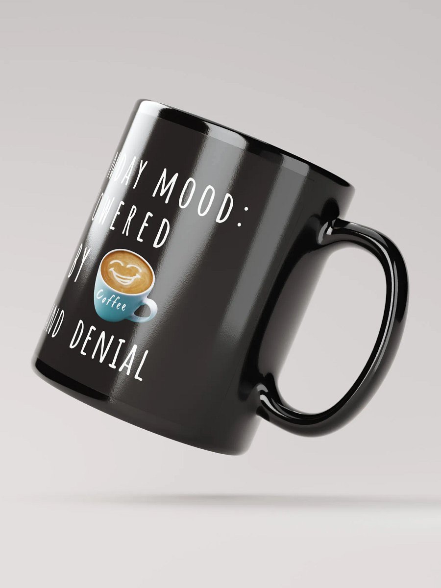Funny Monday Mood Coffee black glossy Mug product image (2)