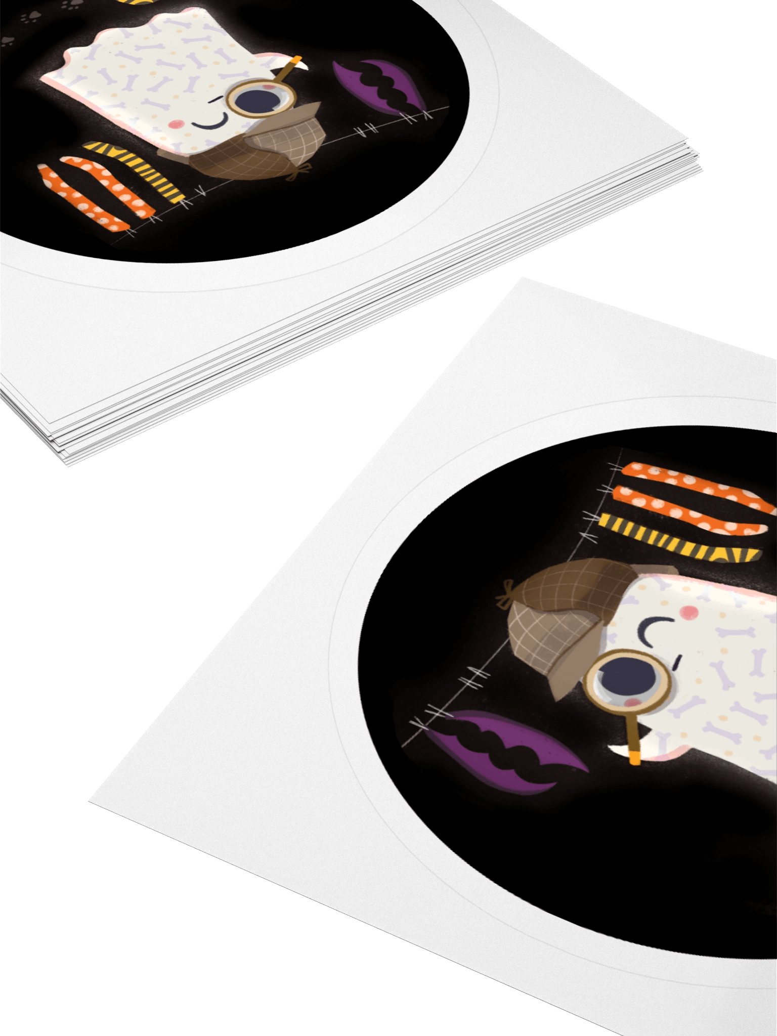 Little Ghost - Sherlock Bones - Vinyl Sticker product image (4)