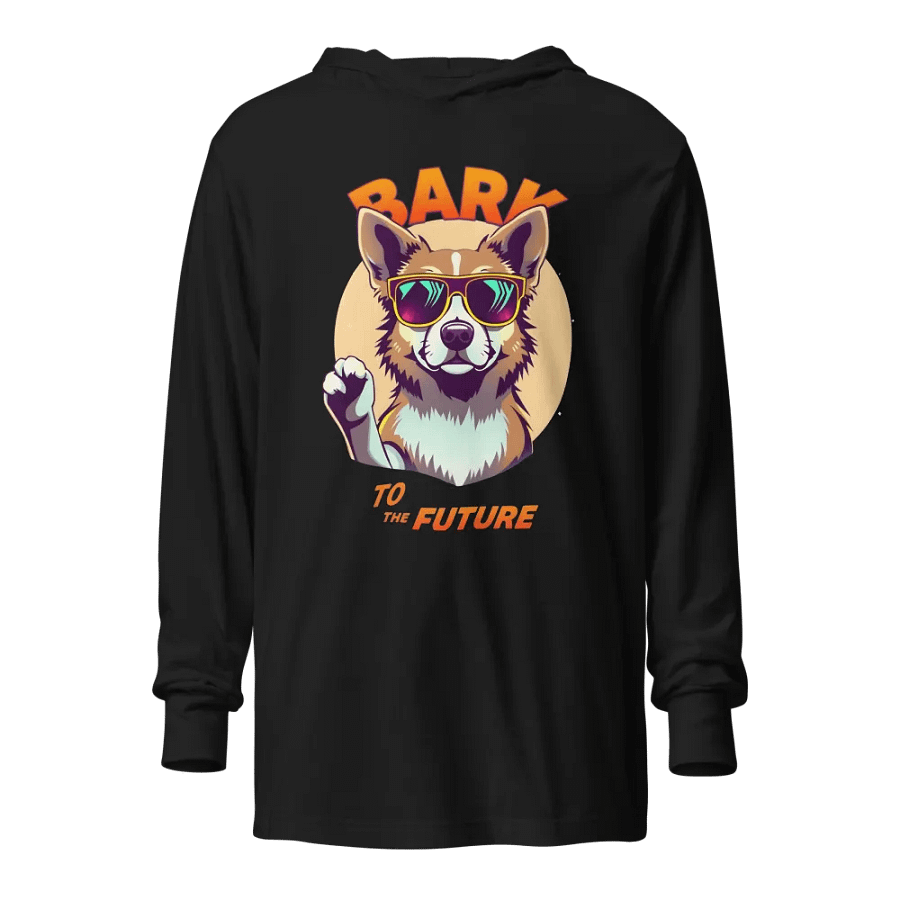 BARK to the Future Dog Hoodie Tee Bella+Canvas (Adult Unisex) product image (1)
