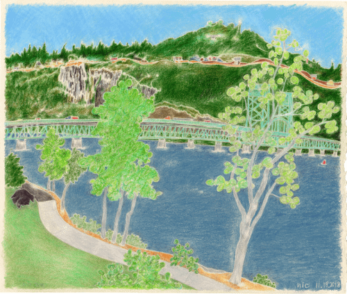 Hood River Bridge Print product image (1)
