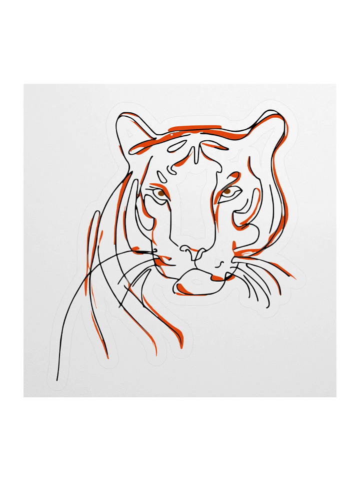Tiger's Gaze Kiss Cut Stickers product image (1)