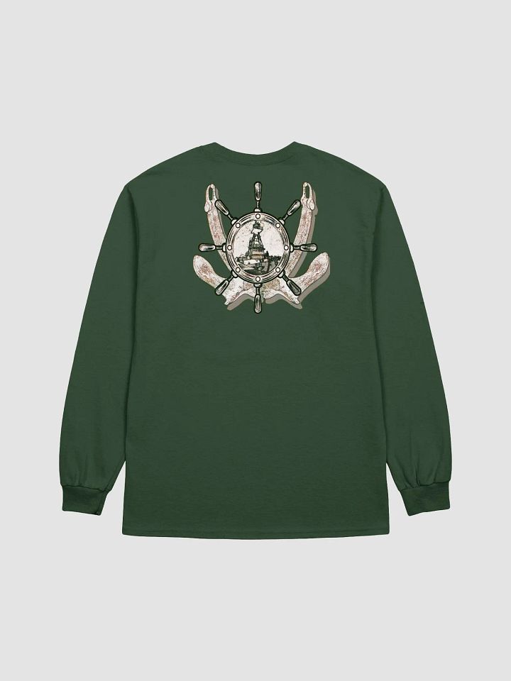 Twin anchor ship wheel & Tug CE Long Sleeve Tee product image (1)