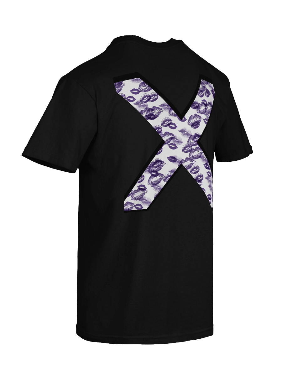 White X Purple Lipstick Kisses | Shirt product image (5)