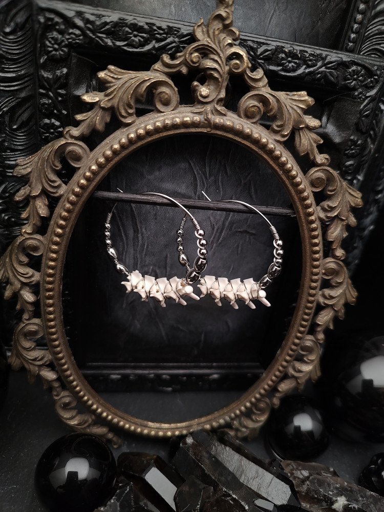 Earrings Bone Vault - Vert Flow I product image (2)