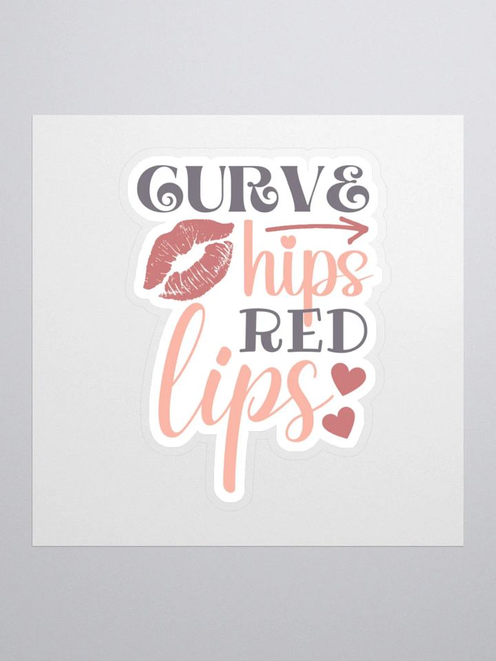 Curve Hips Red Lips Sticker product image (2)