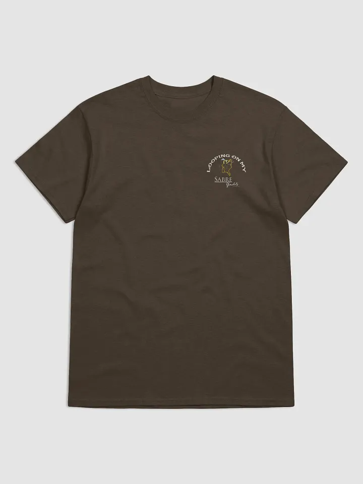 Looping On My Sabre - T-Shirt - Dark Shirt w/White Logo product image (2)