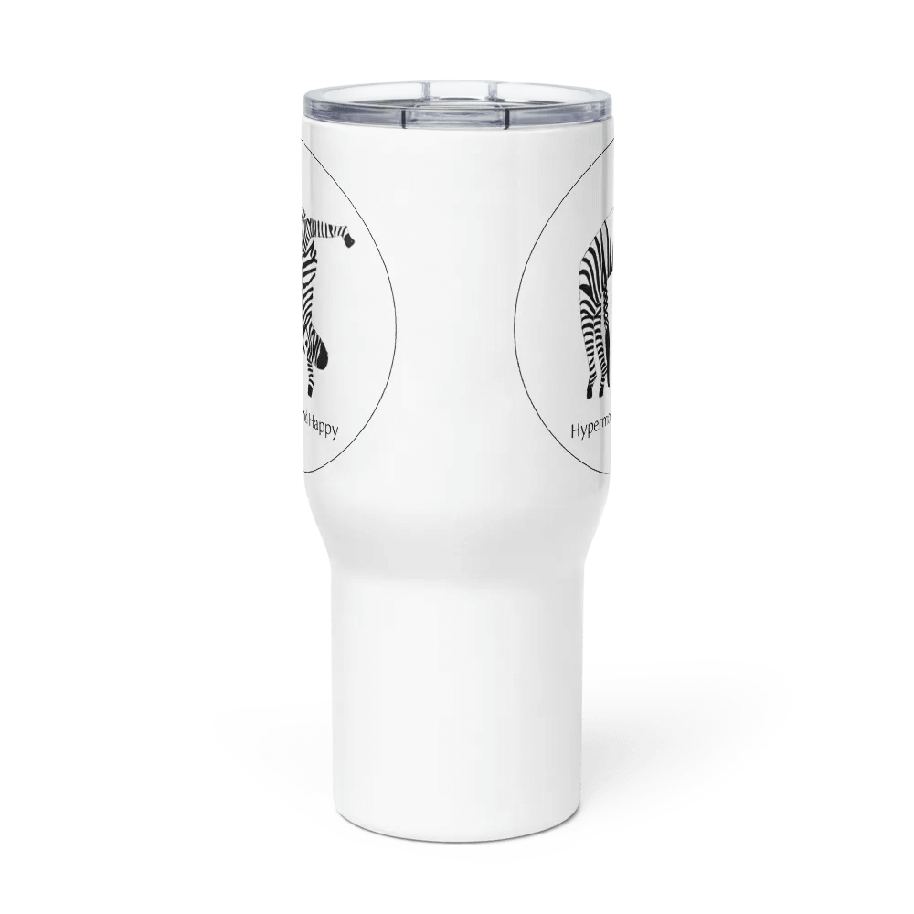 Bendy Zebra To-Go Mug With Handle product image (3)