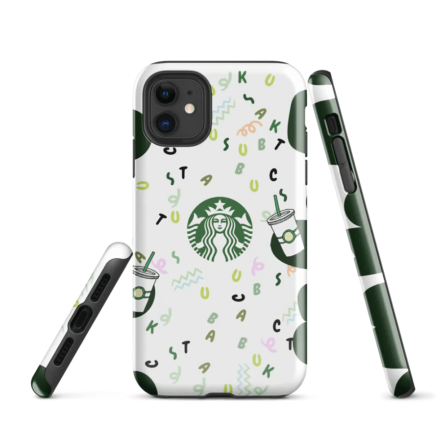 New Starbucks Aesthetic iPhone Case I Trending Coffee Lover Phone Cover for iPhone I MAGSAFE COMPATIBLE product image (5)