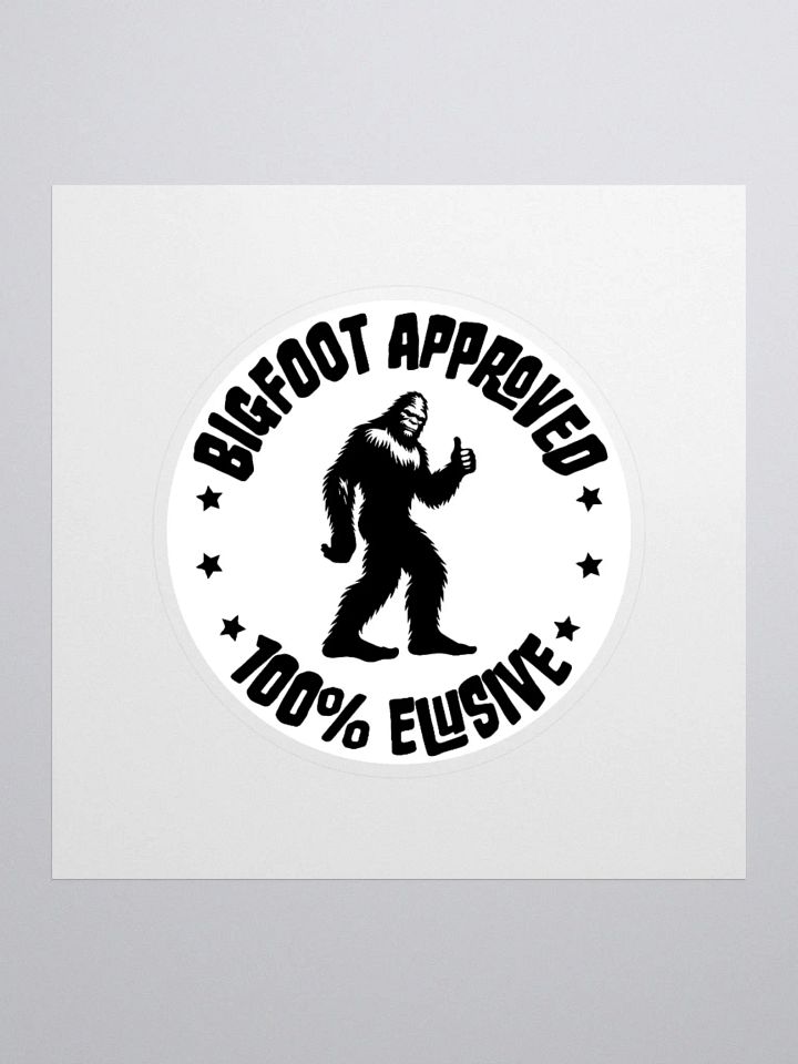 Bigfoot Approved Retro Sticker product image (2)