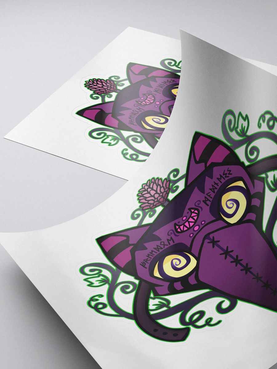 Cult of the Grinner Sticker - Yellow Eyes product image (4)