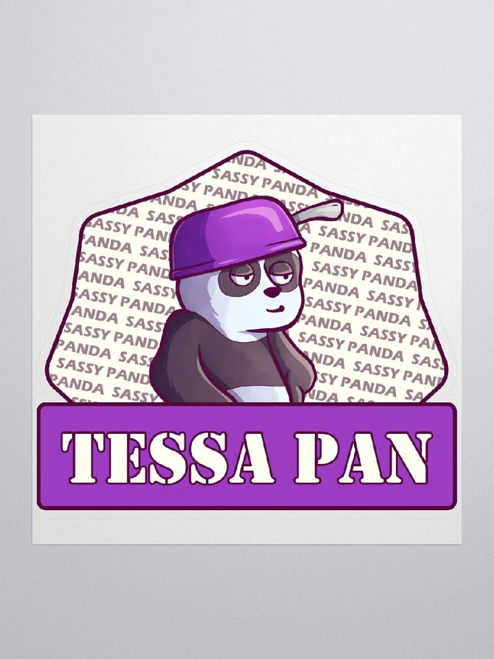 Sassy Panda Sticker product image (1)