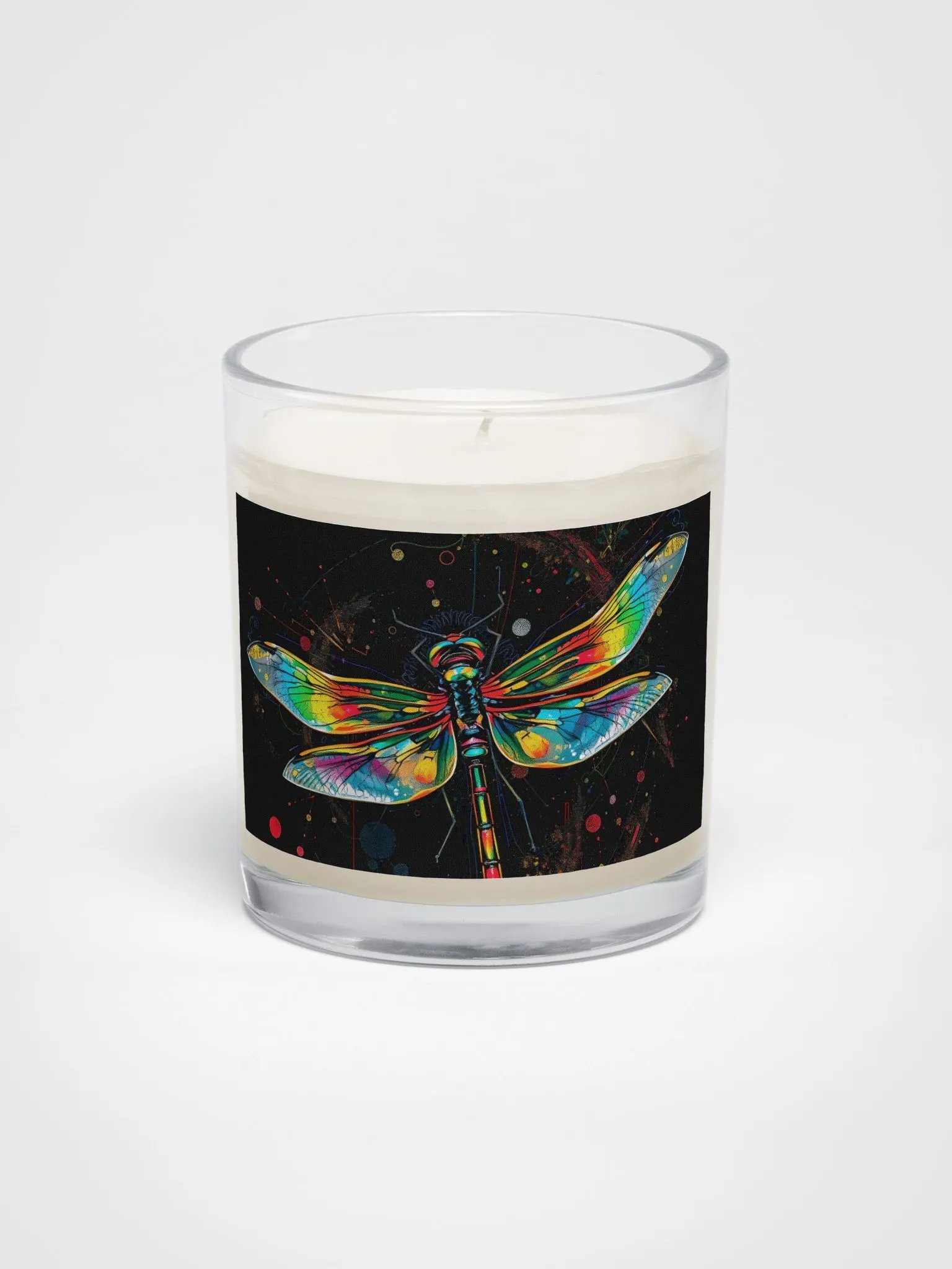 Vibrant Dragonfly Soy Wax Candle product image (1)