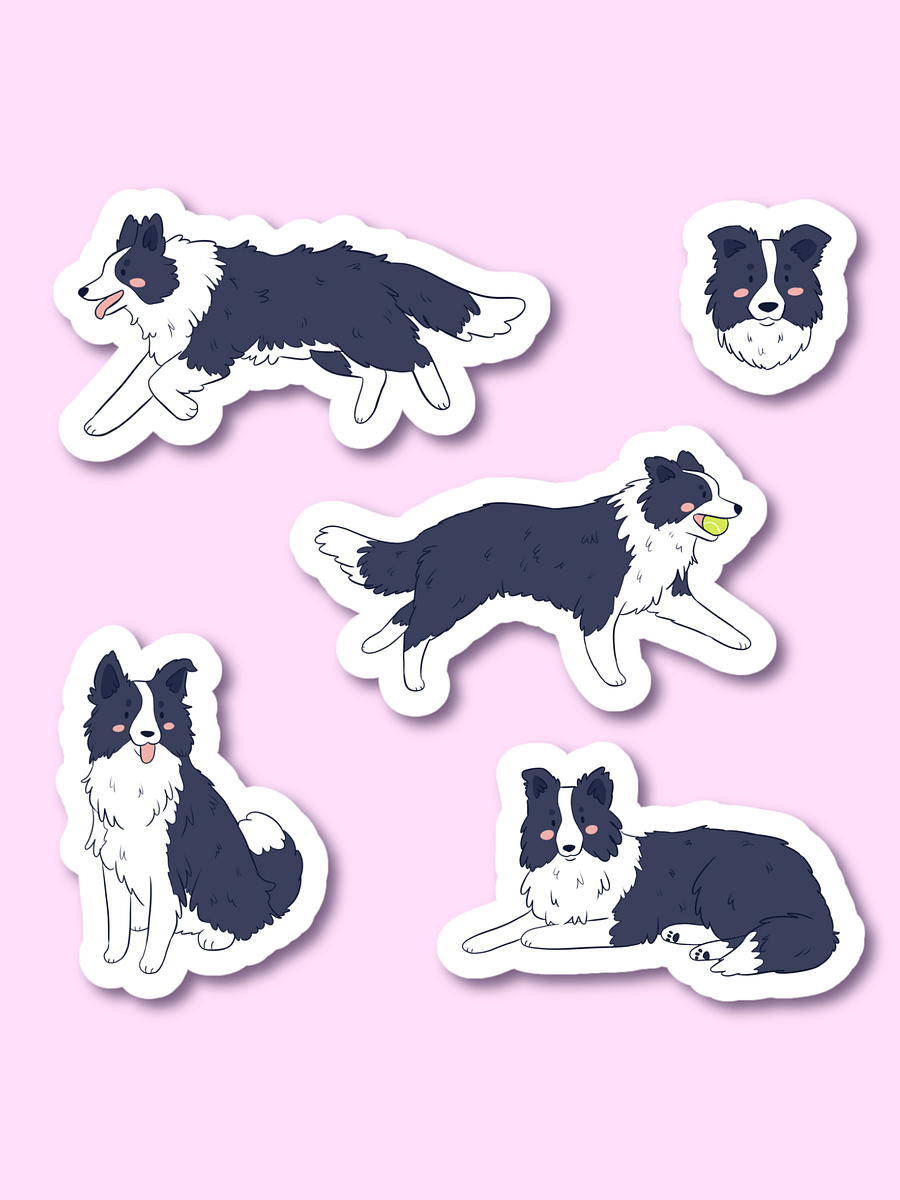 Border Collie Sticker Set product image (1)